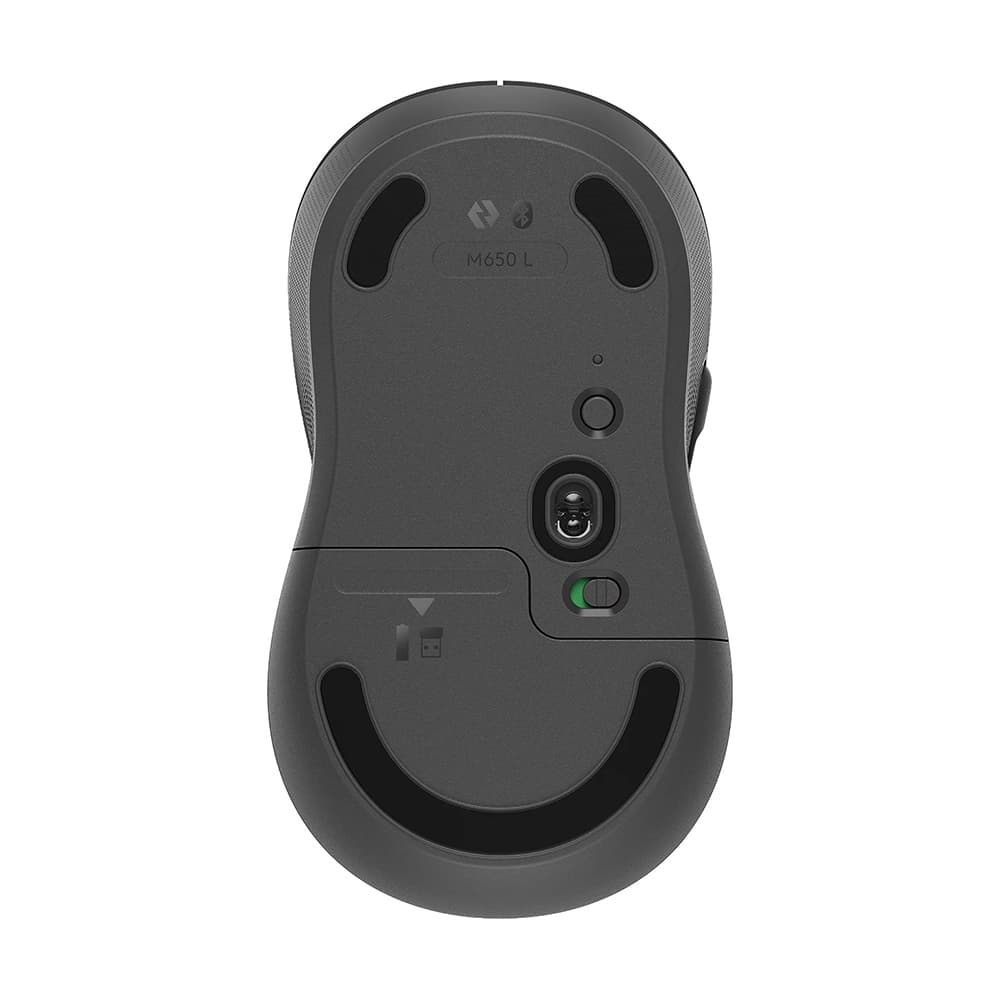 로지텍 시그니처 블루투스 무선 마우스 M650 L 그래파이트 큰손용