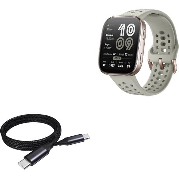 어메이즈핏 빕6 정품 충전독과 USB-C 케이블 구성