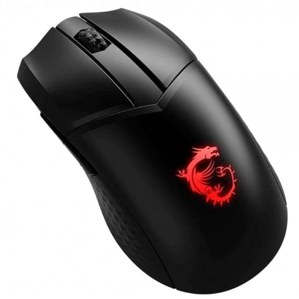 MSI 클러치 GM41 경량 무선 게이밍 마우스 & 충전 독 — 경량 게이밍 무선 마우스 형태 예시