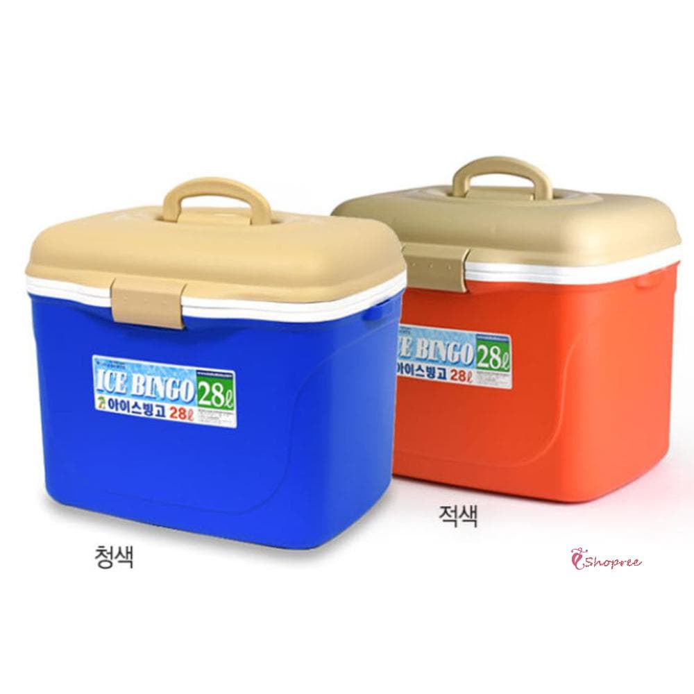 국산 대형 미니 아이스박스 낚시 캠핑 레저용 차량용 플라스틱 쿨러 소형 휴대용 캠핑용lm