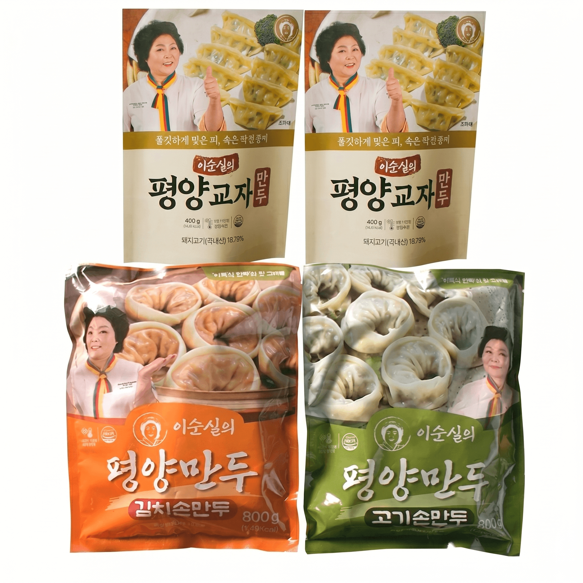 이순실 평양만두 이북식 김치·고기·손왕만두 구성 패키지